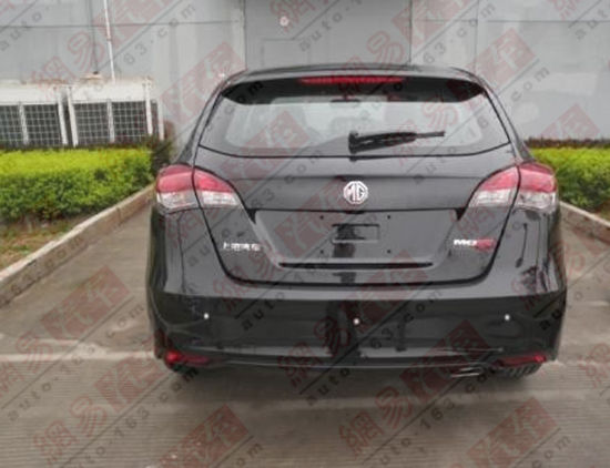 Spy Shots: new MG5 naked in China