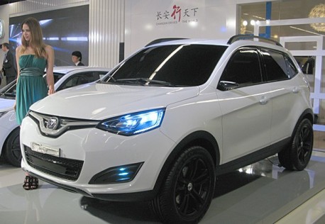 Chang'an SUV testing in China