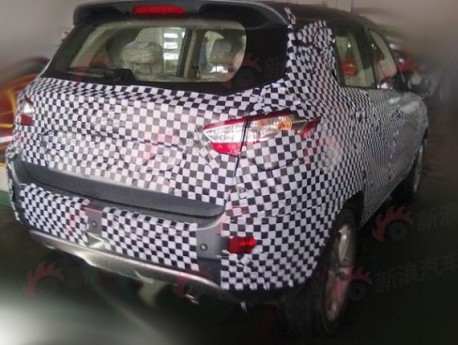 Chang'an SUV testing in China