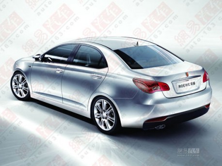 facelifted Roewe 550