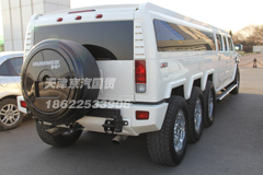 8-wheel Hummer H2 in China