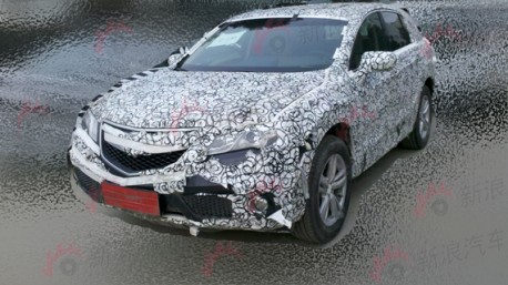 2013 Acura RDX testing in China