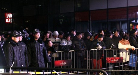 Apple iPhone 4S launch at the Apple Store Beijing