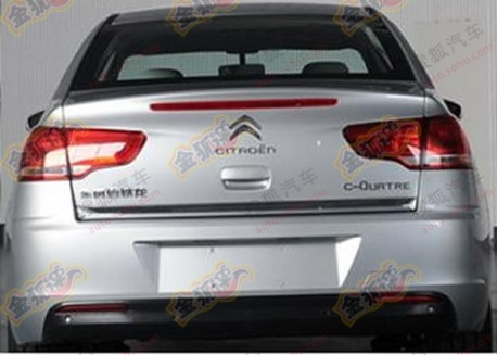 new Citroen C4 sedan all-naked in China