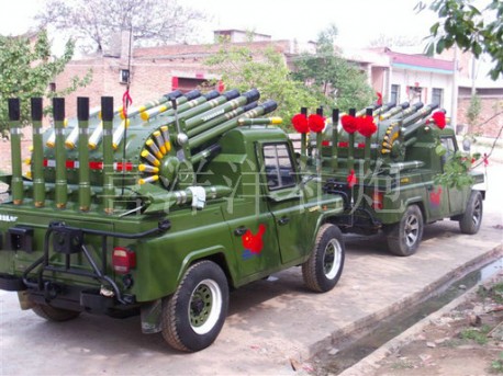 The Amazing Wedding-Firework cars from China