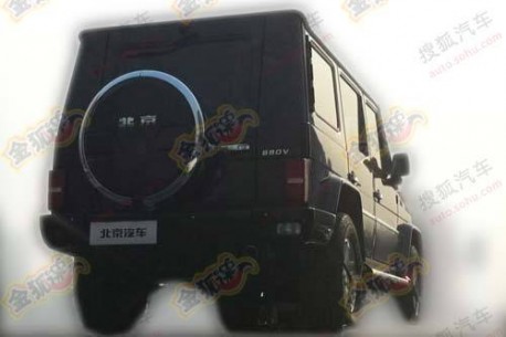 Beijing Auto B80V Mercedes-Benz G-class clone from China