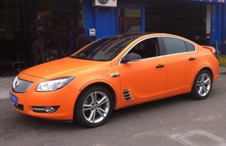 Buick Regal matte orange Taxi from China