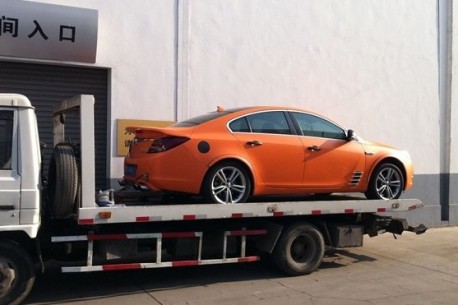 Buick Regal matte orange Taxi from China