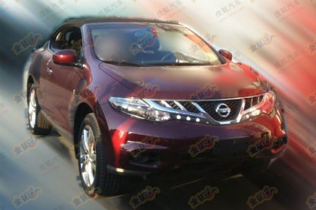 Nissan Murano CrossCabriolet testing in China