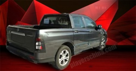 Ssangyong SUT-1 pickup truck testing in China