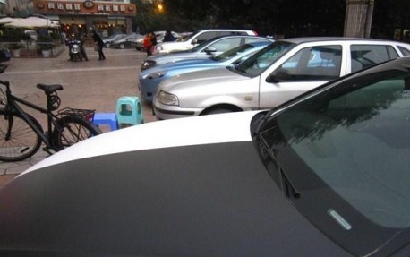 Audi S5 Coupe in matte-black, and white