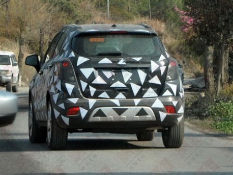 Buick Encore testing in China