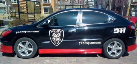 Chery A3 Police-Transformers Edition