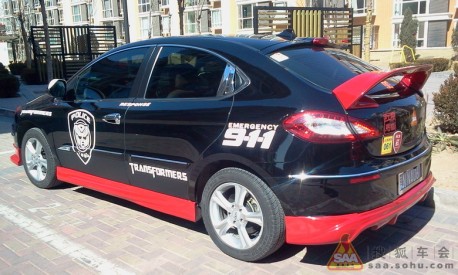 Chery A3 Police-Transformers Edition