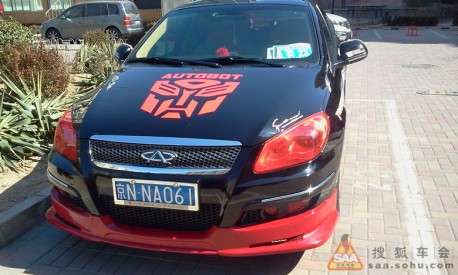 Chery A3 Police-Transformers Edition