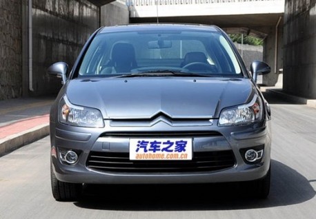 new Citroen C4 sedan all-naked in China