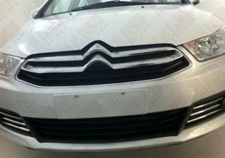 Spy Shots New Citroen C Sedan All Naked In China