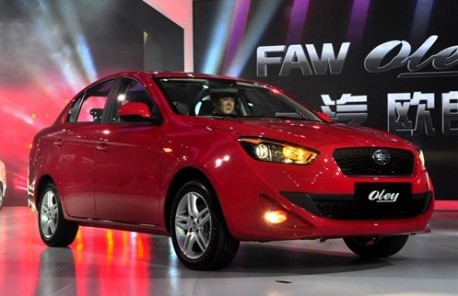 Production of the FAW Oley has started in China