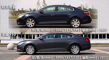 Roewe 950 is OUT in China