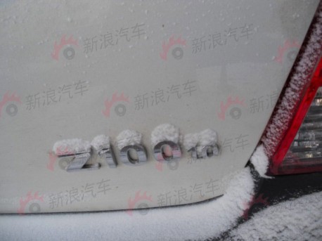 Zotye Z100 testing in China