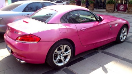 Pink BMW Z4 from China