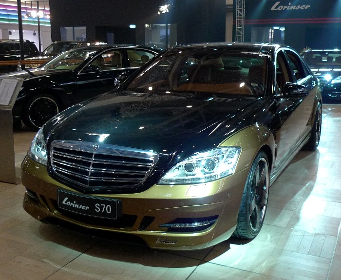 The mighty 810hp Lorinser S70 at the Beijing Auto Show