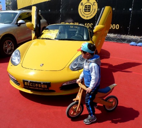 Porsche Boxter with Lambo-doors