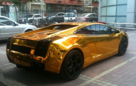 Lamborghini Gallardo in Gold from China