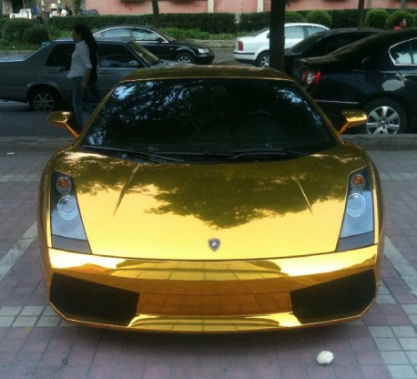 Lamborghini Gallardo in Gold from China