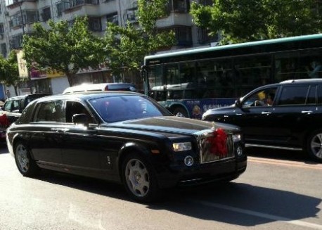 Supercar wedding in China