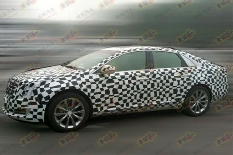 Cadillac XTS testing in China