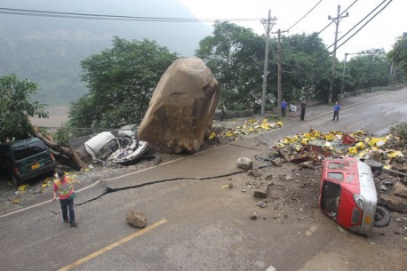 Freak Accident in China