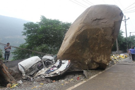 Freak Accident in China