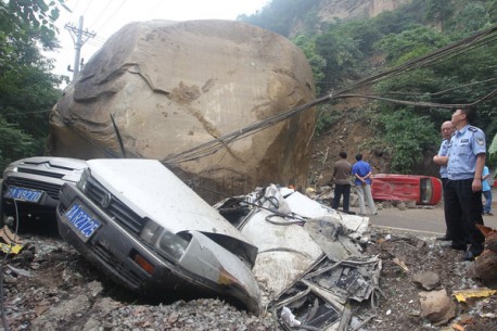 Freak Accident in China