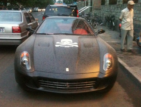 Ferrari 599 in matte-black from China