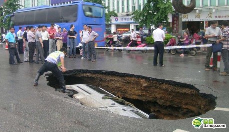 Freak Accident in China