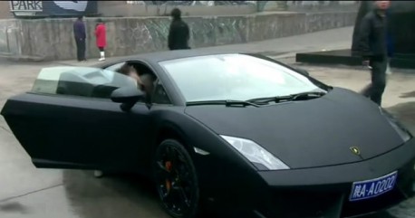 Lamborghini Gallardo in matte-black from China