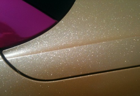 Mercedes-Benz SLK in Glitter-Gold and Pink from China