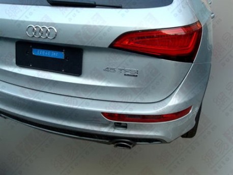 facelifted Audi Q5 testing in China