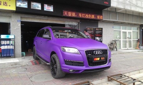 Audi Q7 is very Purple in China
