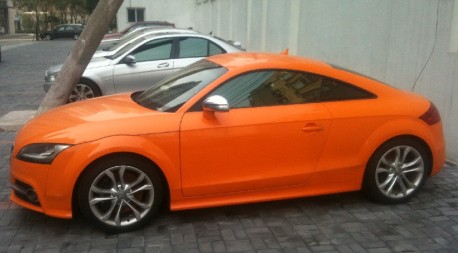 Spotted in China: Audi TT is very Orange