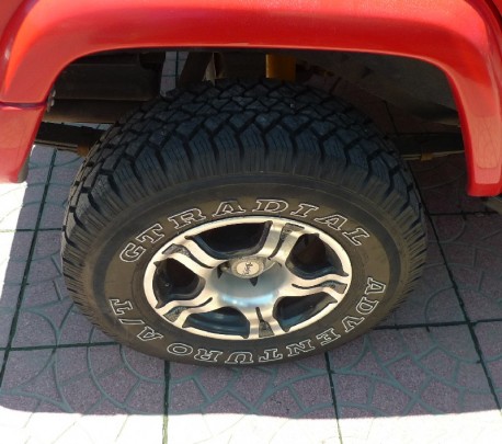 red Beijing-Jeep Cherokee in China