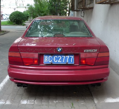 Spotted in China: BMW 850i