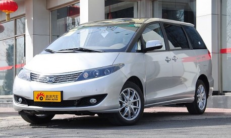 facelift for the BYD M6 in China
