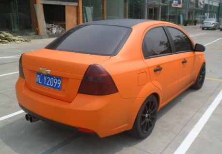 Chevrolet Lova in Orange in China