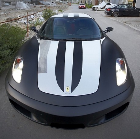 Ferrari F430 in matte-black & some silver from China