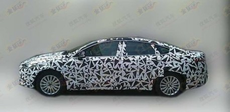 new Ford Mondeo testing in China