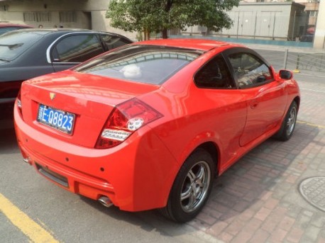 Geely China Dragon is Fierce in Red