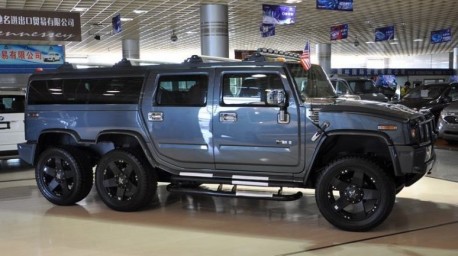 six-wheel Hummer H2 China