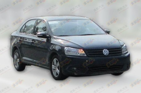 new Volkswagen Santana testing in China